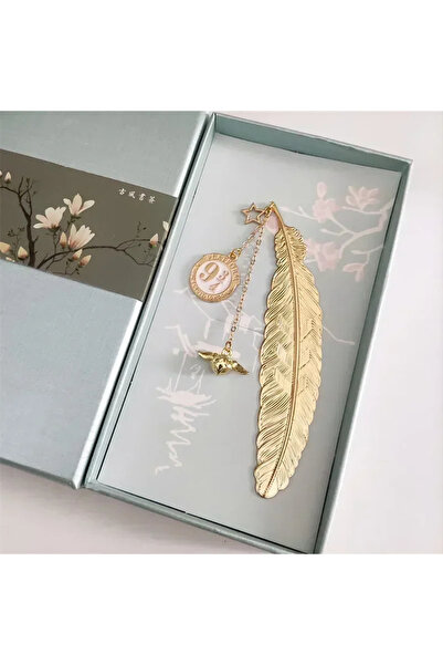 Choice3 Bandai Gold Snitch Harried Potter Exquisite Bookmark Gold Feather Sni...