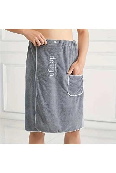 Choice 70X140CM Towel Men's Quick Dry Bath Towel Wrap with Secure Buckle Pock...