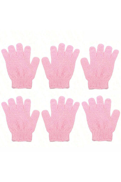 Choice1 6pcs pink 2pcs/6pcs/12pcs Reversible Exfoliating Shower Gloves, Body ...