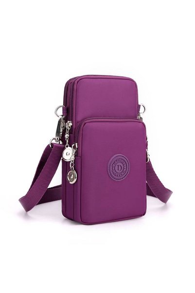 Choice3 purple New Mobile Phone Bag Large Capacity Multi-Functional Fashion S...