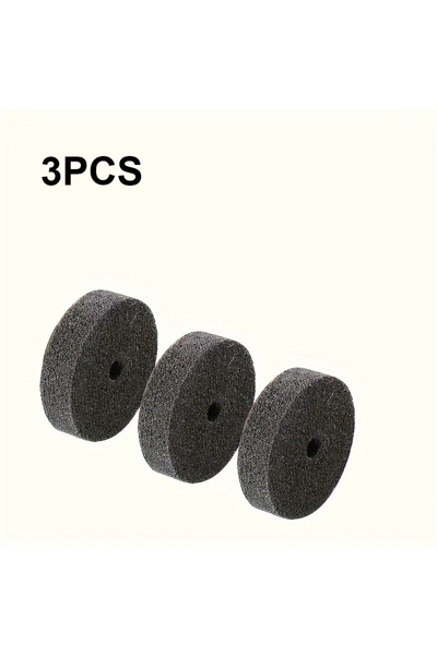 Choice 3PCS 1pc/3pcs 3-inch fiber polishing wheels - 3/8-inch bore replacemen...