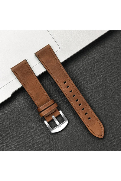 Choice13 20mm BrS 20mm 22mm Leather Strap for Watch7 6 5 4 40/44mm 6/4 Classi...
