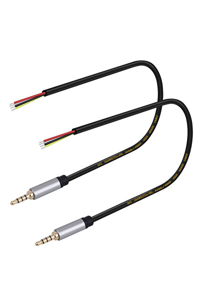 Choice 30cm Audio Cable (2-Pack) 2-Pack 3.5mm Male Plug to Bare Wire Open End...