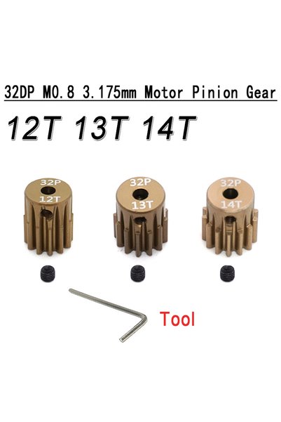 Choice14 12T 13T 14T 32DP M0.8 3.175mm 24T 23T 22T 21T 20T 19T 18T 17T 16T 15...