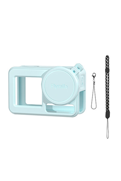 Choice Mint Blue Flymile Silicone Case for DJI Action 5 Pro Sports Camera Bod...