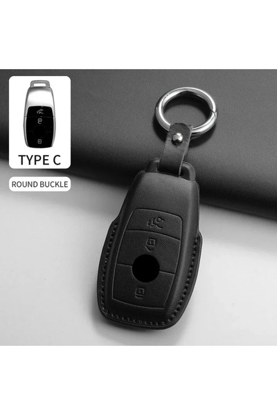 Choice6 Black C1 Car Key Case Cover for Mercedes Benz A B C E G S Class GLS G...
