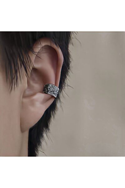 Choice 02 1 PC Korean Punk Stainless Steel No Pierced Pop Ear Clip Earrings f...