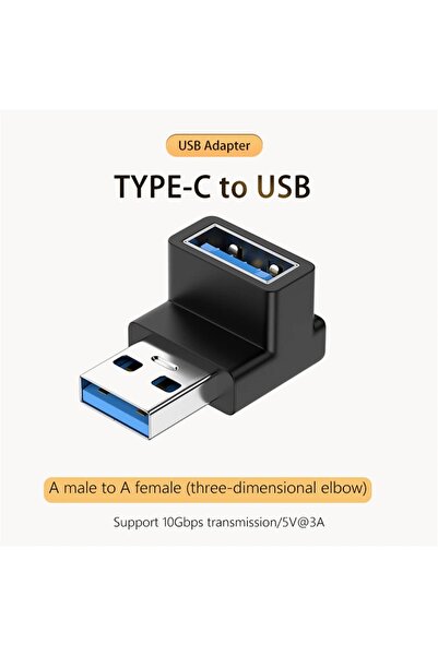 Choice7 Z 90/180 Degree Elbow C Adapter Type C OTG to USB Converter U Shape U...