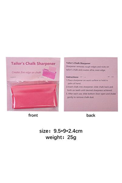 Choice1 Pink Tailors Chalk Sharpener Fabric Chalk Markers Easy Carrying Sturd...