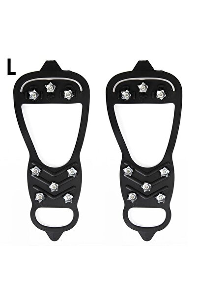 Choice1 EU40 45 8-Tooth Ice Gripper Spikes for Shoes - Anti-Slip Crampons for...