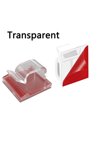 Choice 50PCS Transparent 10/20/50PCS USB Cable Organizer Clips Wire Winder Ho...