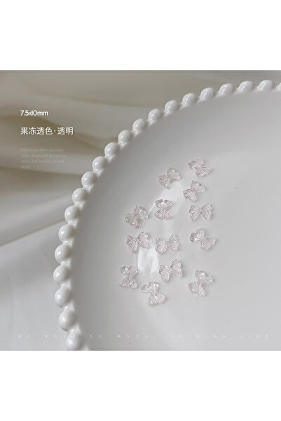 Choice3 C-601 500Pcs 3D Versatile Fairy-Style Nail Charms Icy Jelly Transpare...