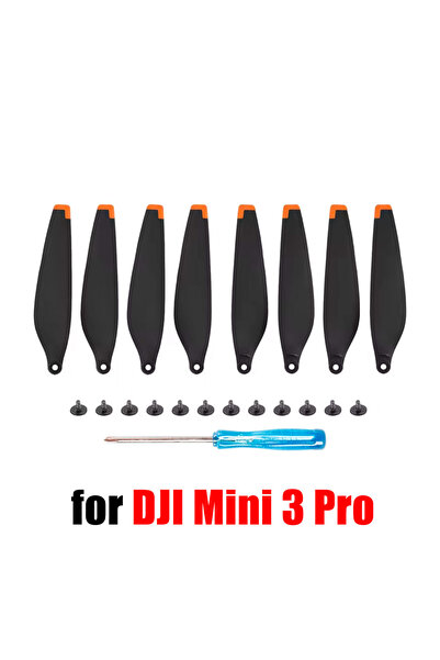 Choice10 Mini 3 Pro Orange 8PCS 6030 Propeller for DJI Mini 3/Mini3 Pro Low N...