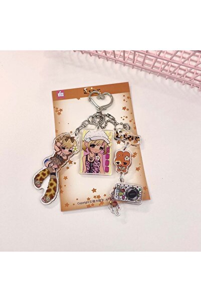 choice2 Acrylic 02-1PCS Acrylic Phone Charm Cute Girls Bag Decorative Key Rin...