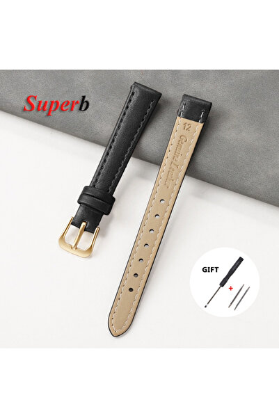 choice2 10mm Black-Gold 8mm 10mm 12mm 14mm 16mm 18mm 20mm 22mm PU Leather Wat...