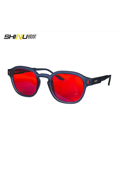 Choice5 C3 red SHINU Anti Blue Light Glasses Sleep Better Red Lenses For Men ...