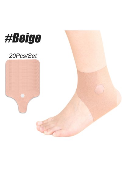 Choice1 Beige-20PCS 【20-Pack Precut Ankle Kinesiology Tape】Strong Adhesive Wa...
