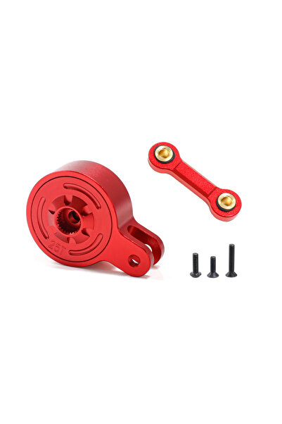 Choice 25T Red Aluminum Servo Saver Set 25T /23T Servo Arm for Arrma 1/10 BIG...