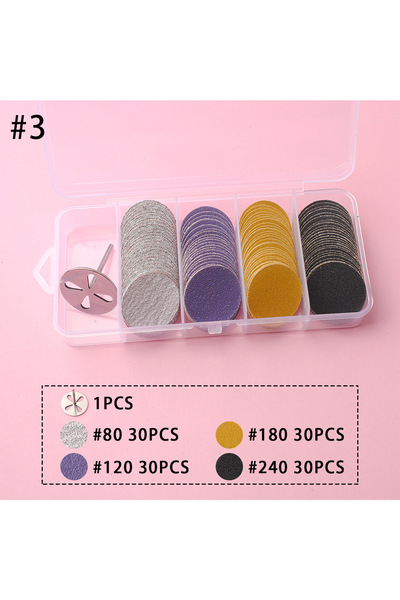 Choice4 Set3 120pcs/box 4Grits 25mm Foot Cuticle Calluses Removal Replaceable...