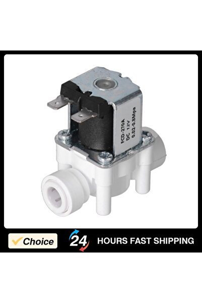 choice2 3/8" 220V Plastic Electric Solenoid Valve Normally Closed Inlet Flows...
