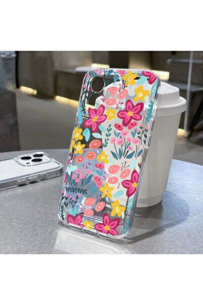 Choice43 iPhone 14 JW08Clear Flower Clear Phone Case For iPhone 18 17 16 Pro ...
