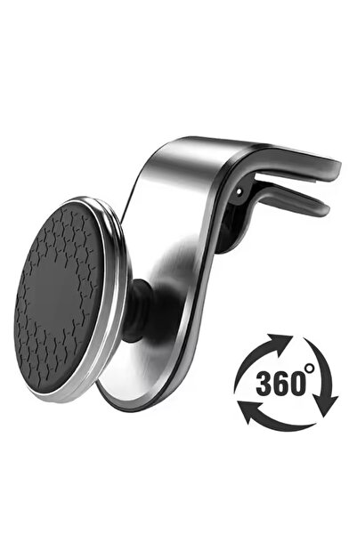 choice2 Silver Magnetic Car Phone Holder Stand Air Vent Magnet Car Mount GPS ...