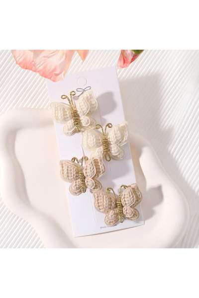 Choice10 3972-3 4Pcs/set Cute Baby Girls Knitting Headwear Handmade Crochet B...