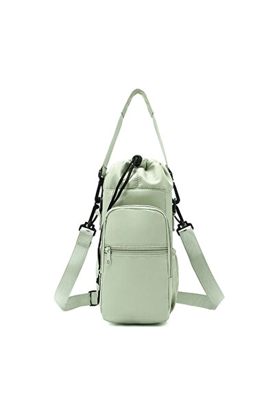 Choice Green Portable Water Bottle Bag with Adjustable Strap Thermal Mugs Ins...