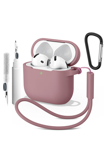 Choice For Airpods 4 Bean paste powder Soft Silicone Case For Airpods 4 Earph...