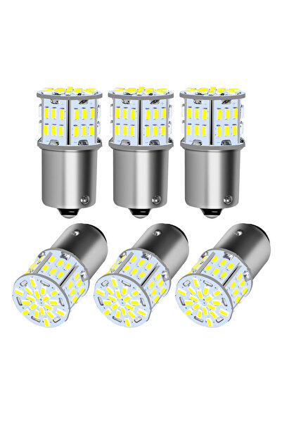 Choice1 6000K 6PCS BA15S P21W 2/4/6/10PCS Ultra Bright P2MAX LED Bulbs 1156 B...