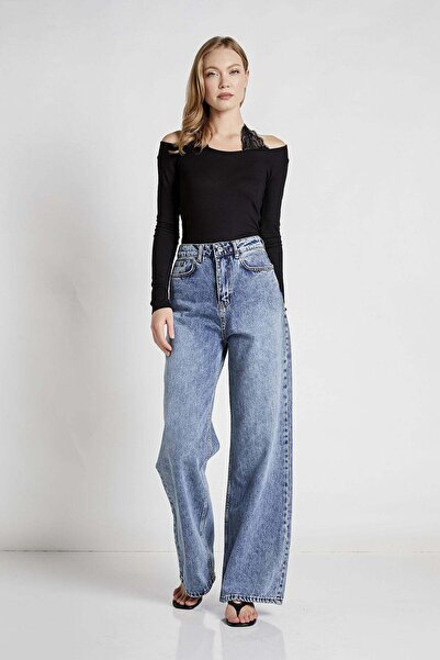 Arma Life ARMALIFE 104 YÜKSEL BEL WIDE LEG DENIM KADIN PANTOLON