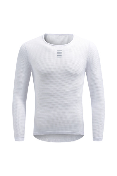 Choice4 XXL White ZRSE Men Cycling Base Layer Jersey Sweatshirt Long Sleeve B...