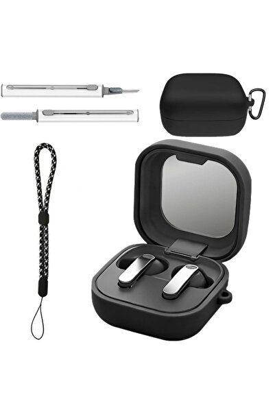 Choice6 For Galaxy Buds 4Pro Black with Pen Case Cover for Buds 4/Buds 4 Pro ...