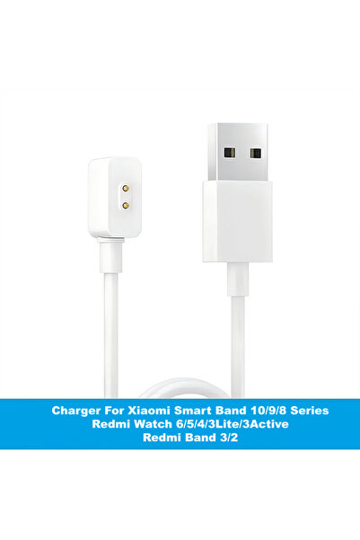 Choice1 White For Band8 9 10 Charging Cable for Smart Band 10 9 8 7 Pro 6 5 4...