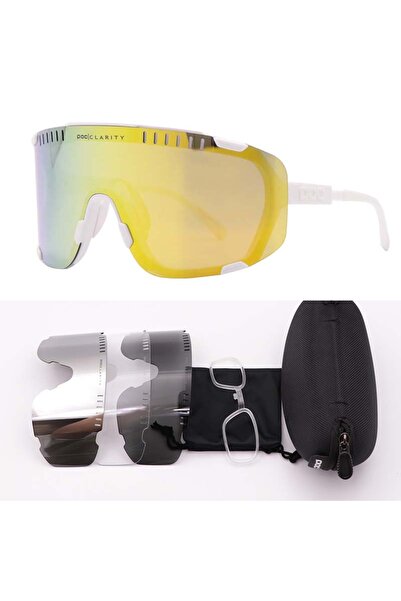 choice2 F POC DEVOUR Road Bike Cycling Glasses Outdoor Windproof Riding Goggl...