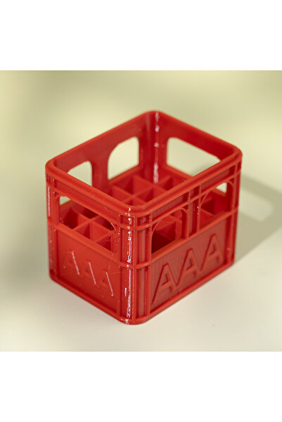 Choice5 Red-AAA DIY 3D Printed Battery Storage Box Beer Crate No. 5 AA No. 7 ...