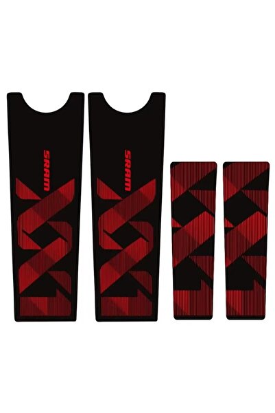 Choice red 4pcs 4pcs SRAM XX1 Colorful Decal Set Stylish Stickers for Bike Cr...