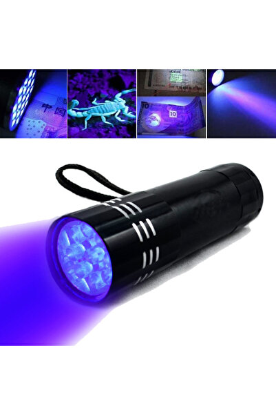 Choice black LED Ultraviolet Torch 365nm/395nm Inspection Lamp Battery Powere...