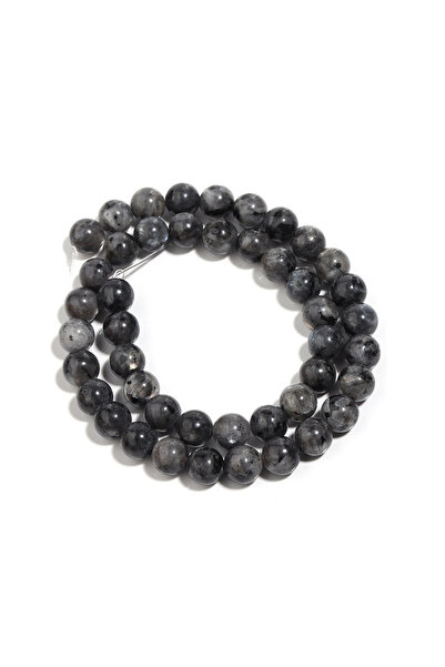 Choice1 8MM 1 Strand 4/6/8/10/12mm Black Color Labradorite Stone Beads Natura...