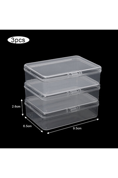 Choice 3pcs 10/3Pcs Transparent Plastic Boxes Playing Cards Container Storage...