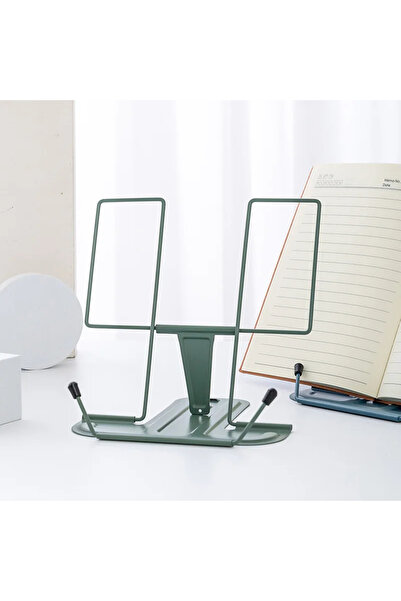 Choice Deep Green Simple Metal Reading Stand Stable and Not Easy To Collapse ...