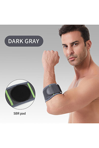 choice2 Dark gray GTUBIKE 1PC Tennis Golf Ball Elbow Strap Forearm Brace Stra...