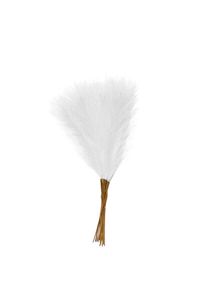 Choice7 10PCS white 55CM 10PCS Fluffy Pampas Grass Boho Decor Flower Fake Pla...