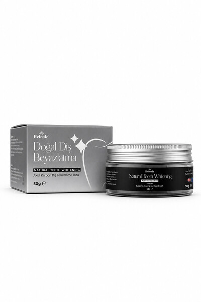 HELENİE Charcoal Powder Teeth Cleaning Remove Stains Teeth Whitening Powder-50G