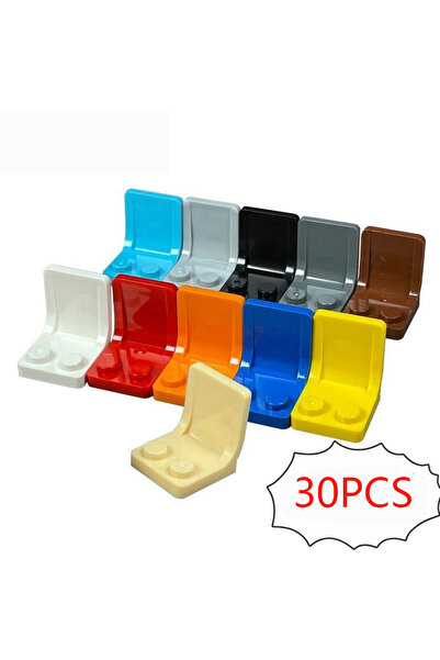 Choice5 قطع متنوعة الألوان 30 قطعة من قطع MOC مقاس 2x2، مقعد أو كرسي متوافق م...
