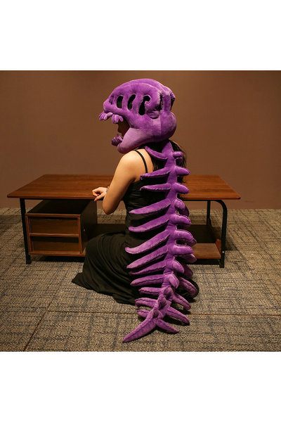 Choice5 115cm Purple Dinosaur Skeleton Headgear Pillow - 4 Colors, Ideal for ...