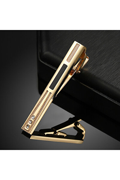 Choice gold New Gold Silver Color Rhinestone Copper Tie Clip Business Party W...