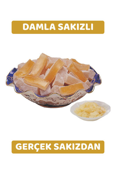 Damla Sakızlı Lokum (Doğal) 500 Gr