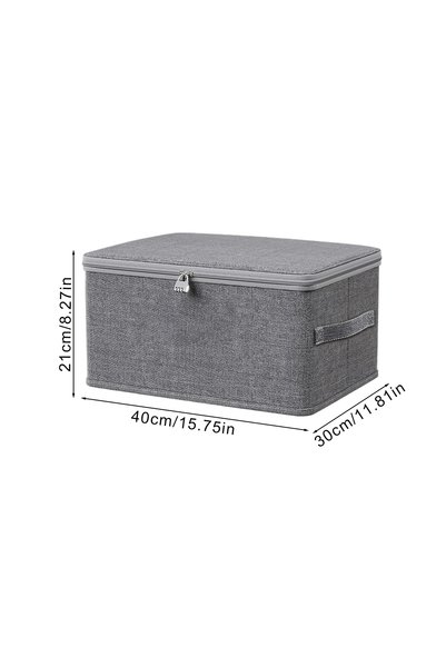 choice2 L Large Storage Box with Lock Stackable Storage Container Secure with...
