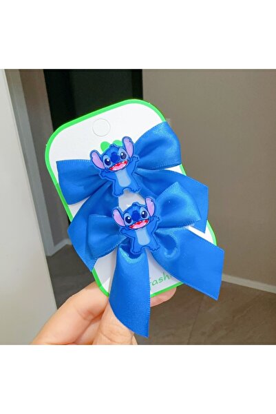 Choice style 7 2pcs Lilo Stitch Hair Clips for Girls New Disney Anime Bows Ha...